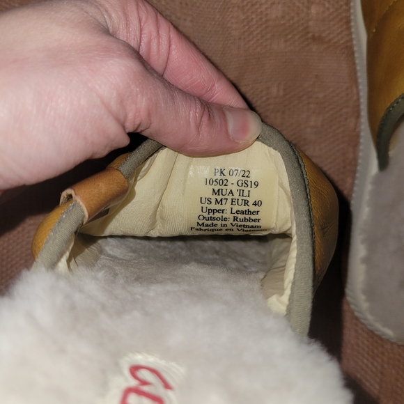 Olukai Womens Leather Mua'ili Slip On Slippers - Picture 3 of 3